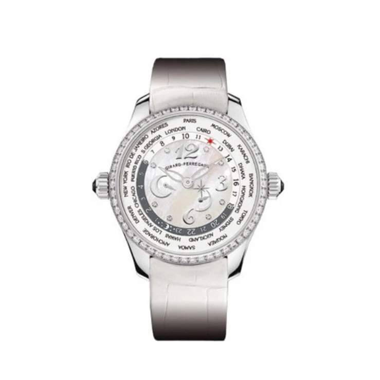 Girard Perregaux WW.TC Stainless steel & Diamonds Lady's Watch - Premium Luxury Product