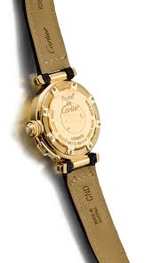 Cartier Pasha Grille 18K Yellow Gold & Diamonds Lady's Watch - Premium Luxury Product