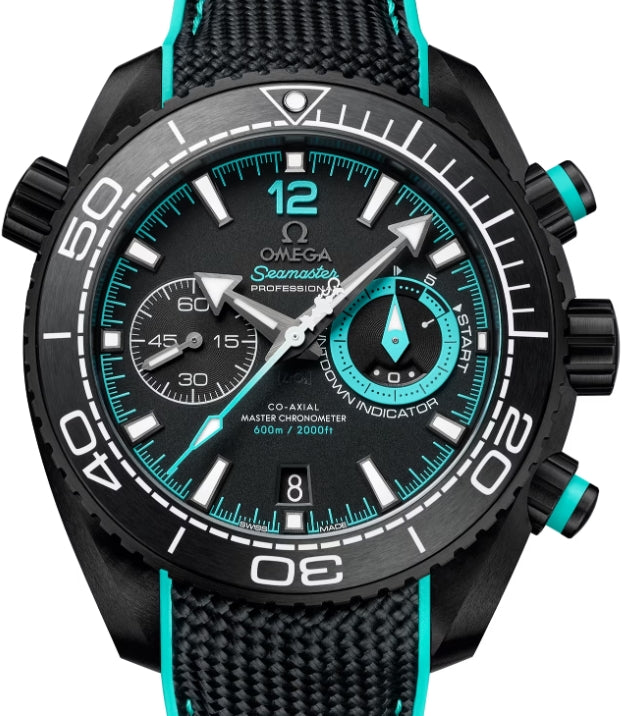 Omega Seamaster Planeta Ocean Chronograph Black Ceramic Men's Watch - Premium Luxury Product