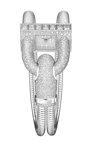 Van Cleef & Arpels Cadenas 18K White Gold & Diamonds Lady's Watch - Premium Luxury Product