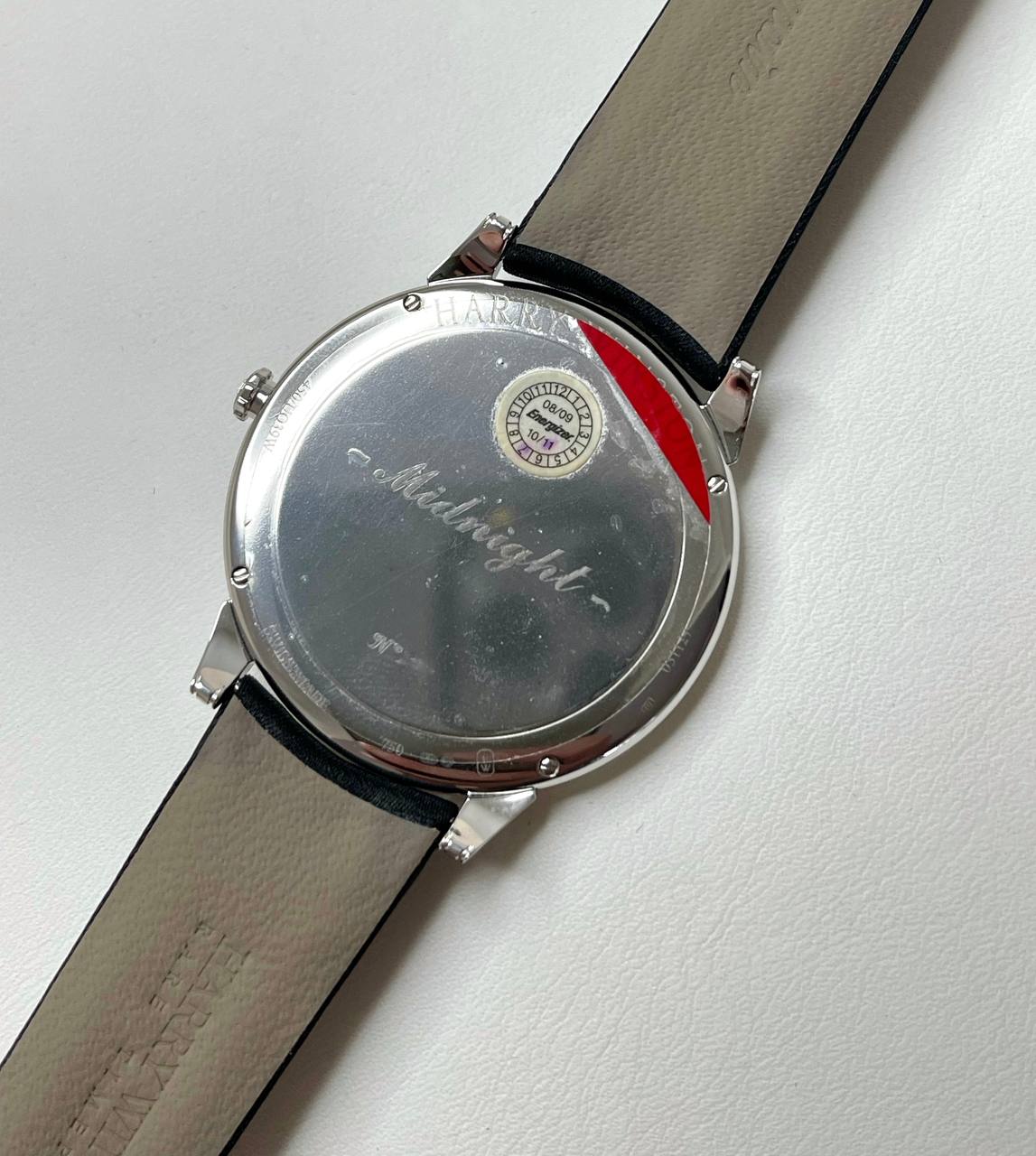 Harry Winston Midnight Quartz Diamonds & 18K White Gold Ladies Watch