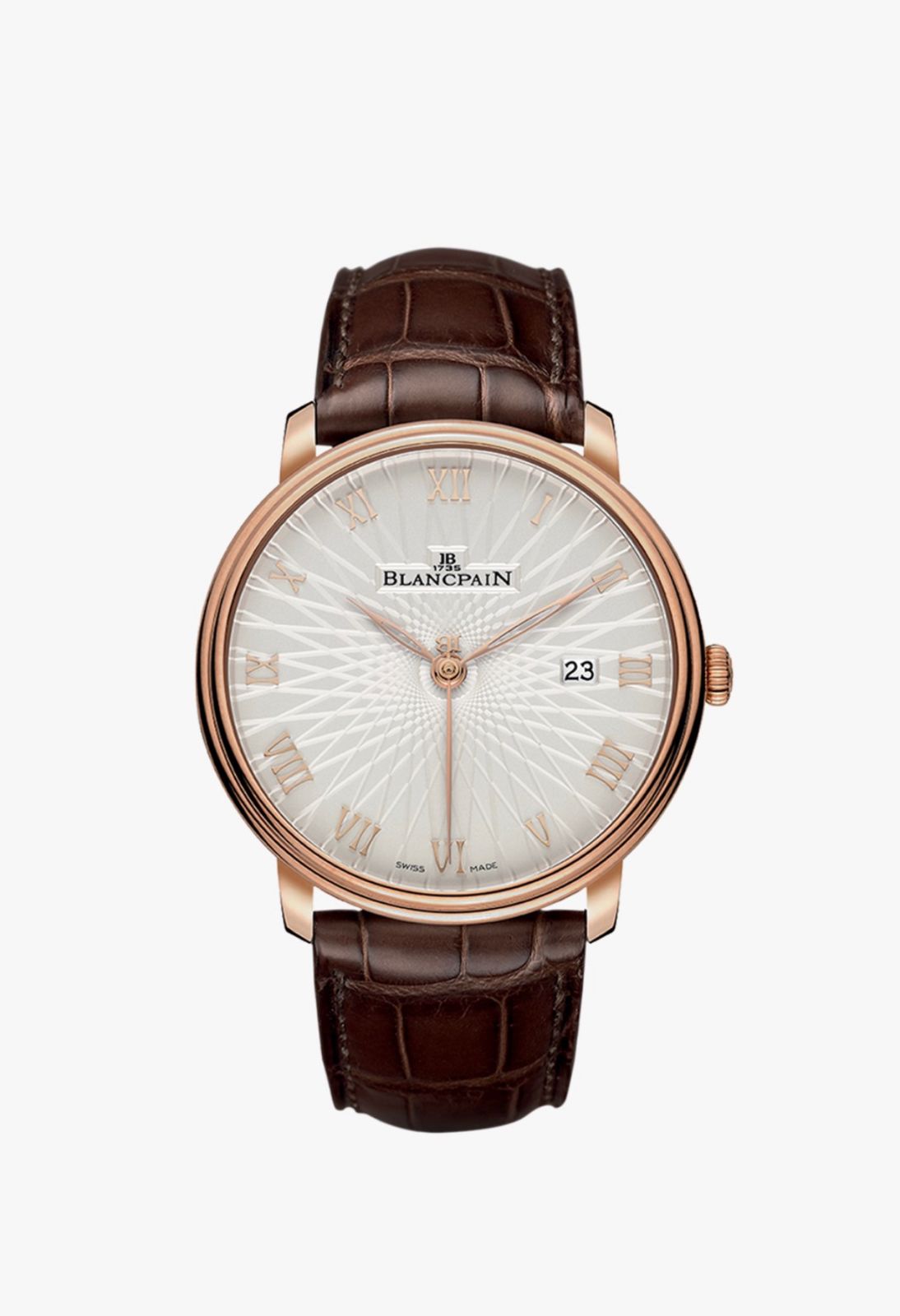 Blancpain Villeret 18K Rose Gold Men`s Watch - Premium Luxury Product