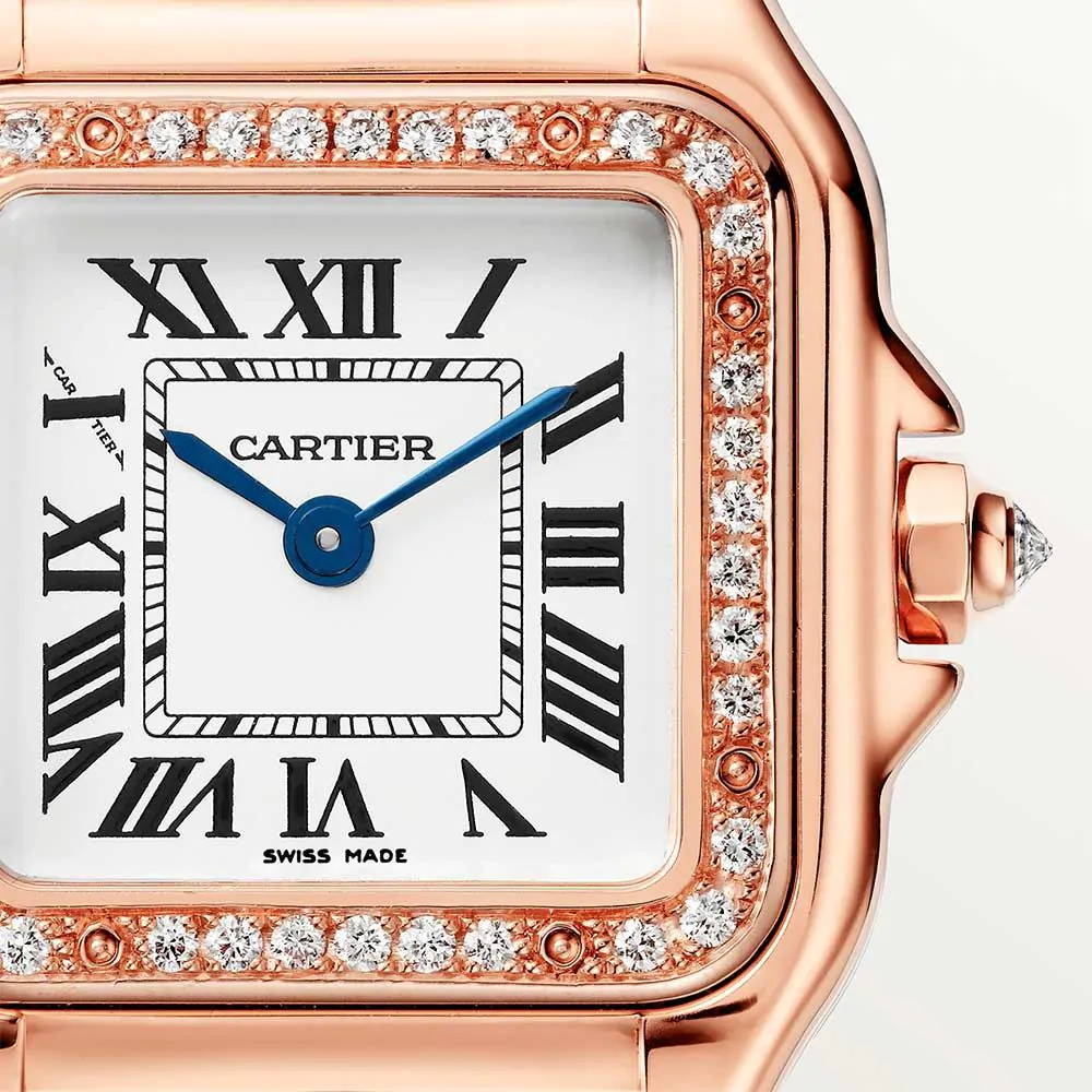 Cartier Panthere de Cartier Small 18K Rose Gold & Diamonds Lady's Watch - Premium Luxury Product