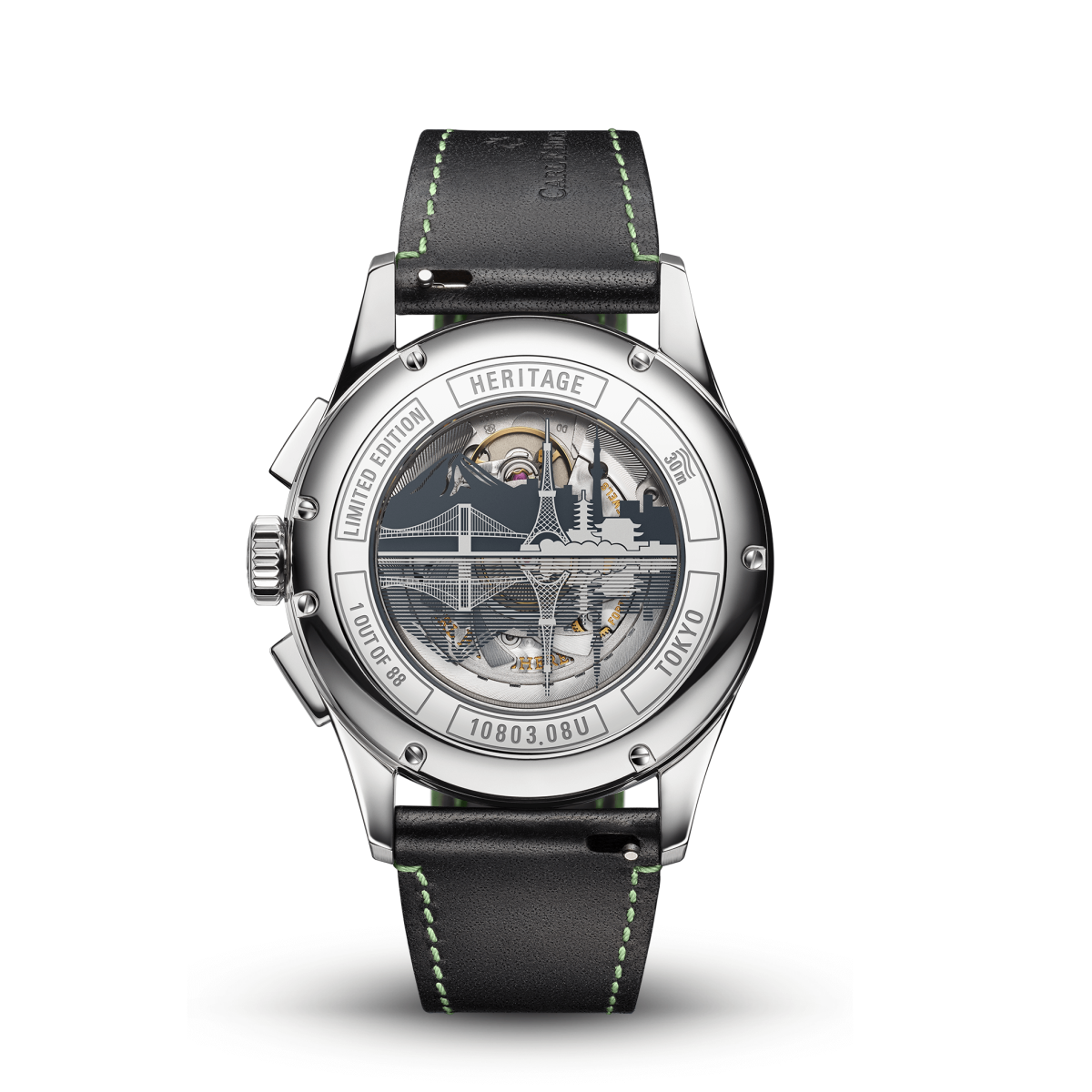Carl F. Bucherer Haritage Chronograph Stainless steel Limited Edition Men's Watch - Premium Luxury Product