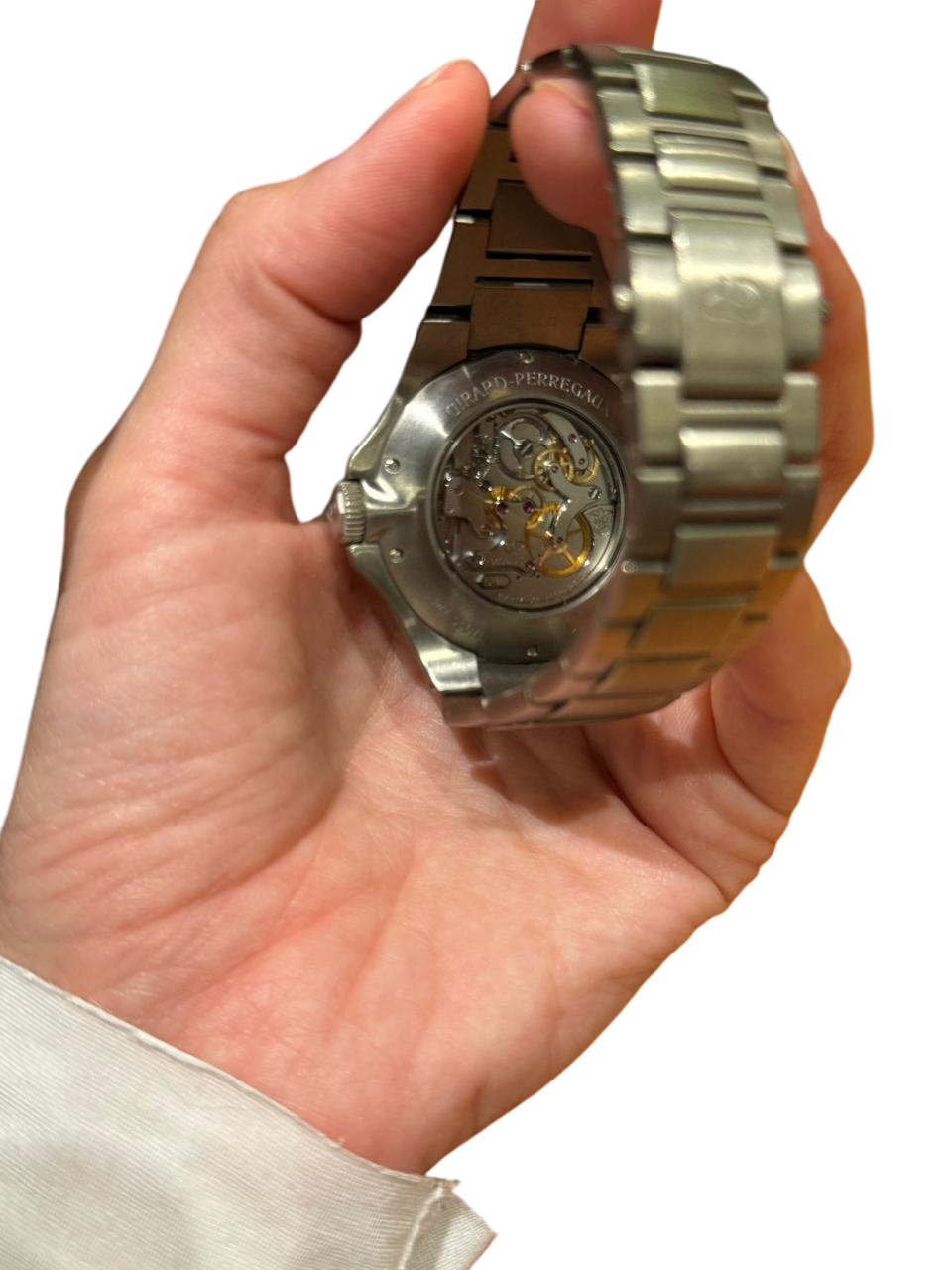 Girard Perregaux Laureato Triple Bridge Tourbillonr Titanium Men's Watch - Premium Luxury Product