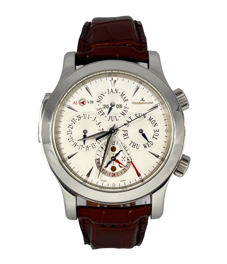 Jaeger LeCoultre Master Grande Reveil Perpetual Alarm Stainless steel Men's Watch