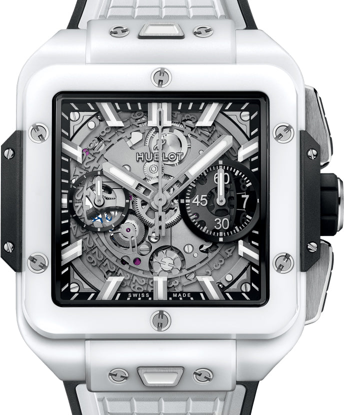 Hublot Big Bang Unico Chronograph White Ceramic Man's Watch - Premium Luxury Product