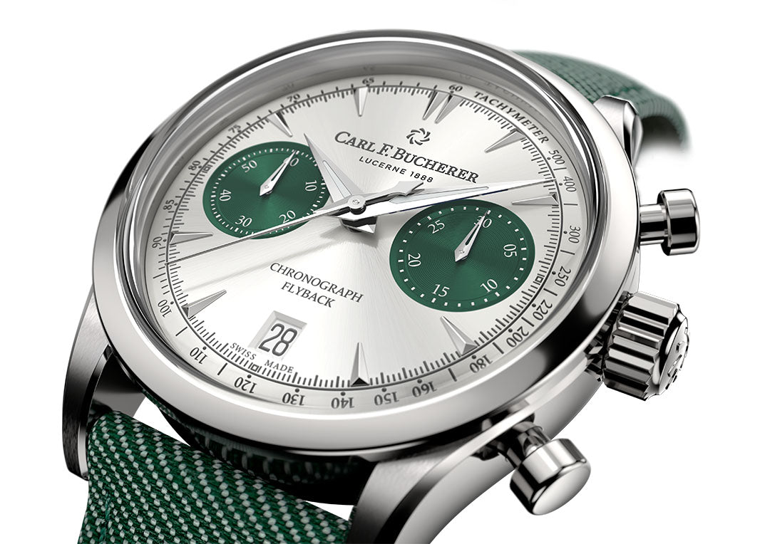 Carl F. Bucherer Manero Flyback Stainless steel Men's Watch - Premium Luxury Product