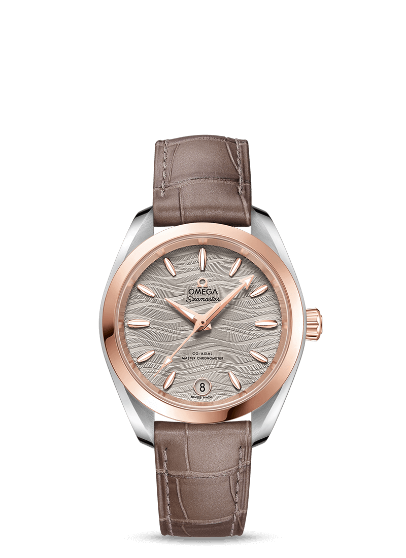 Omega Seamaster Aqua Terra Co-Axial Master Chronometer Stainless Steel & 18K Sedna™ Gold Lady's Watch - Premium Luxury Product