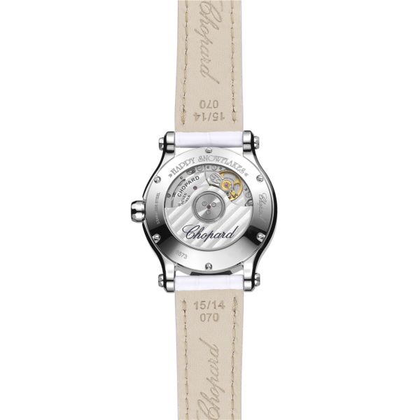 Chopard Happy Sport Stainlees steel & Diamonds HAPPY SNOWFLAKES Ladies Watch - Premium Luxury Product
