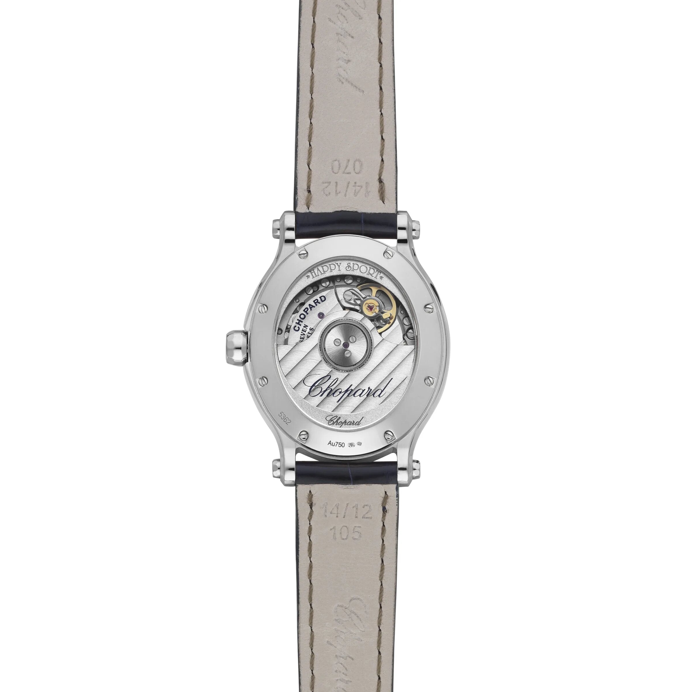 Chopard Happy Sport Oval Stainless Steel & Diamonds Ladies Watch - Premium Luxury Product