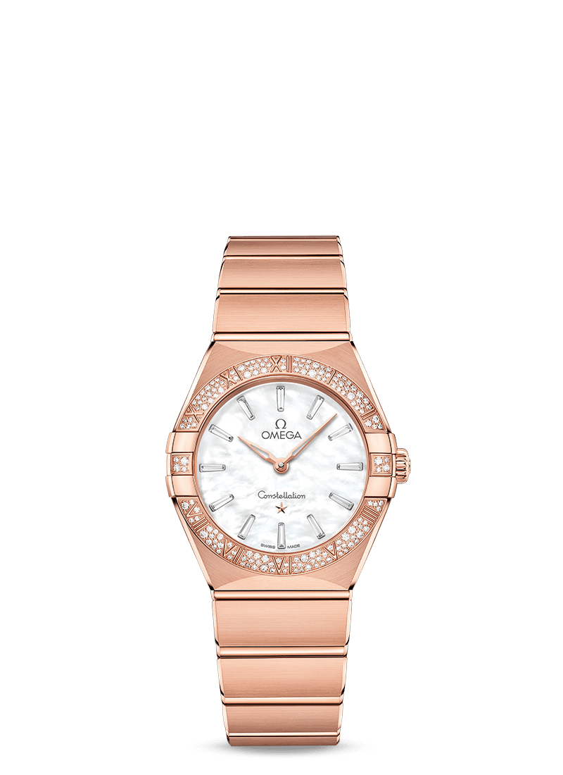 Omega Constellation Quartz 18K Sedna™ Gold & Diamonds Lady’s Watch - Premium Luxury Product