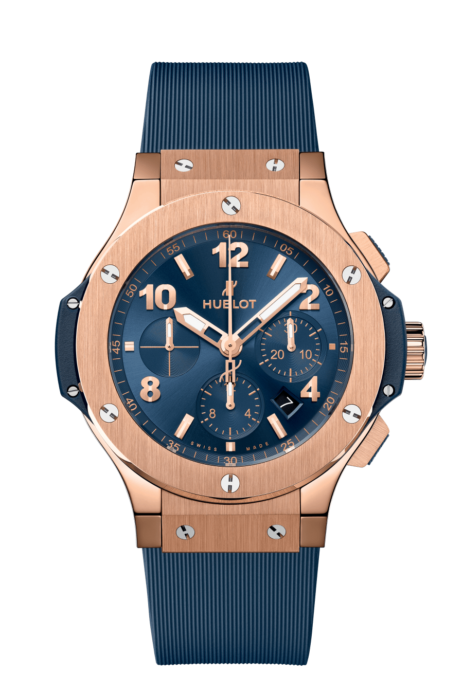 Hublot Big Bang Original 18K 5N Gold Blue Men's Watch - Premium Luxury Product
