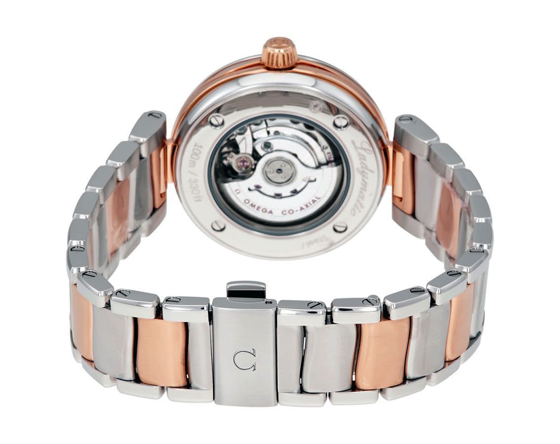 Omega De Ville Co-Axial Master Chronometer Stainless Steel & 18K Sedna™ Gold & Diamonds Lady's Watch - Premium Luxury Product