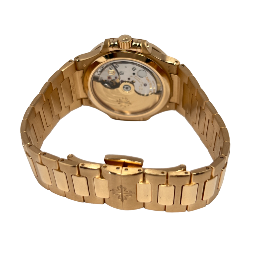 Patek Philippe Nautilus Automatic 18K Rose Gold with Diamonds Ladies Watch