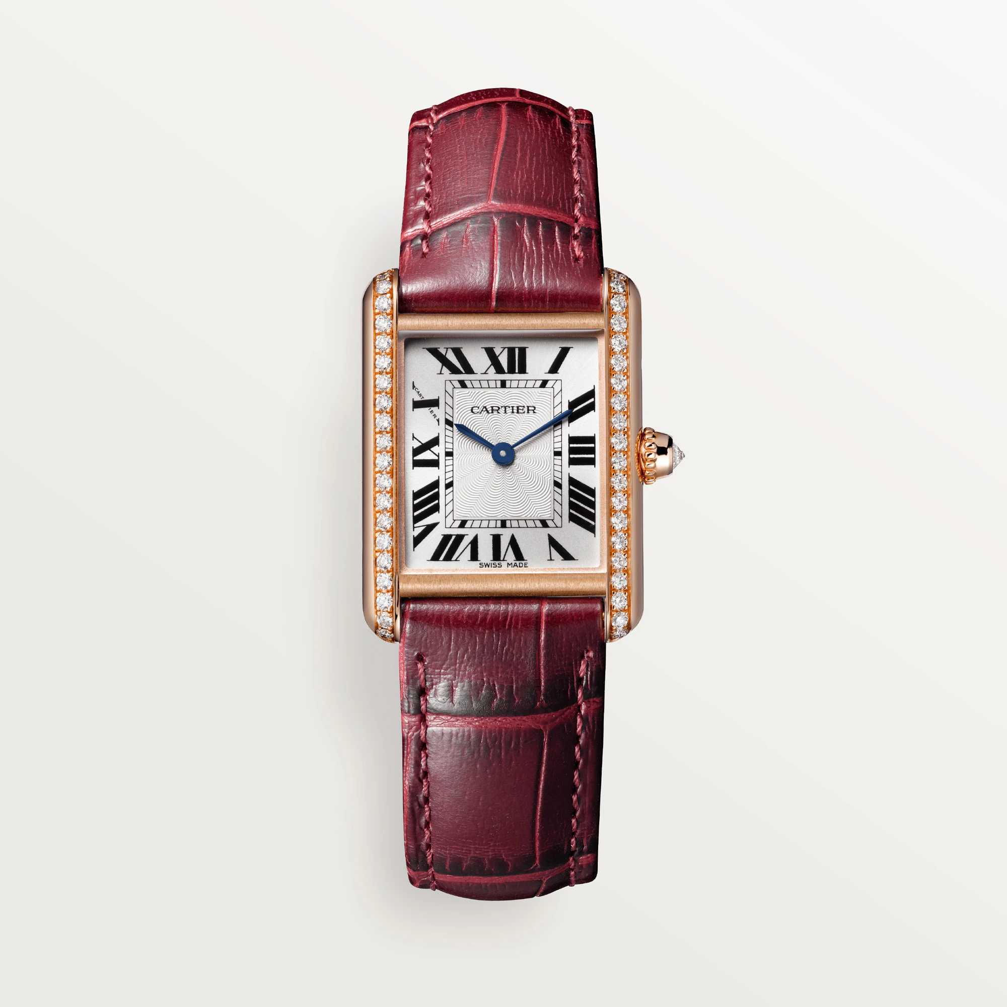 Cartier Tank Rose Gold & Diamond Lady's Watch - Premium Luxury Product
