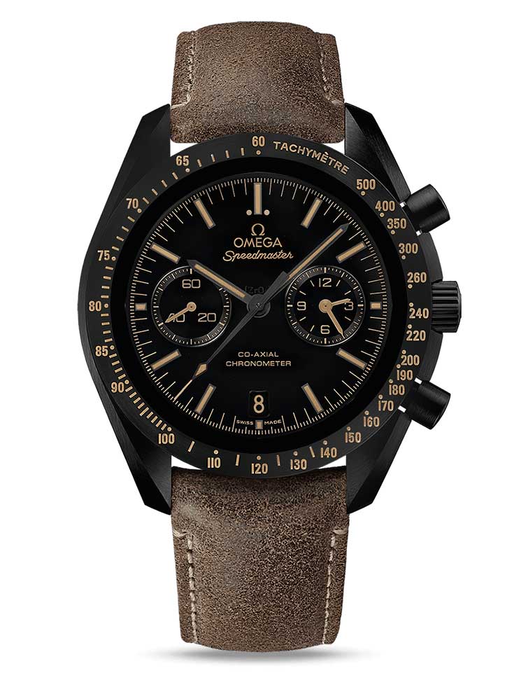 Omega Speedmaster Moonwatch Co-Axial “Vintage Black” Ceramic Men`s Watch - Premium Luxury Product