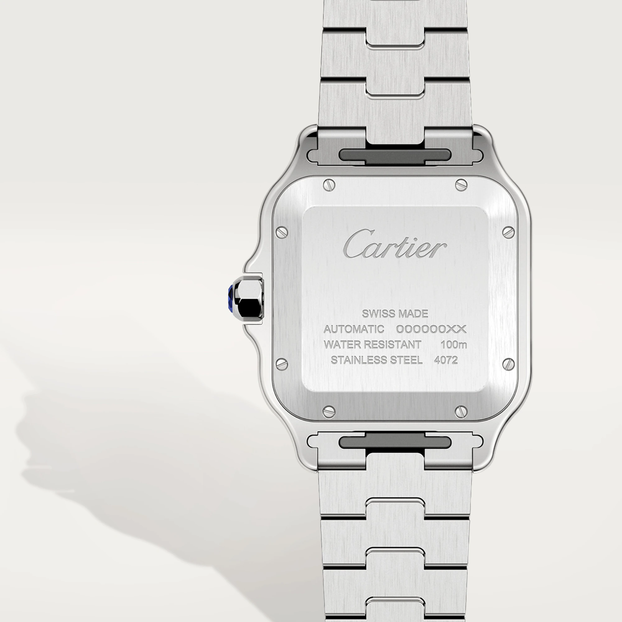Cartier Santos Stainless Steel Men's Watch - Premium Luxury Product