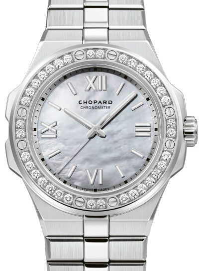 Chopard Alpine Eagle Stainless steel & Diamonds Ladies Watch - Premium Luxury Product