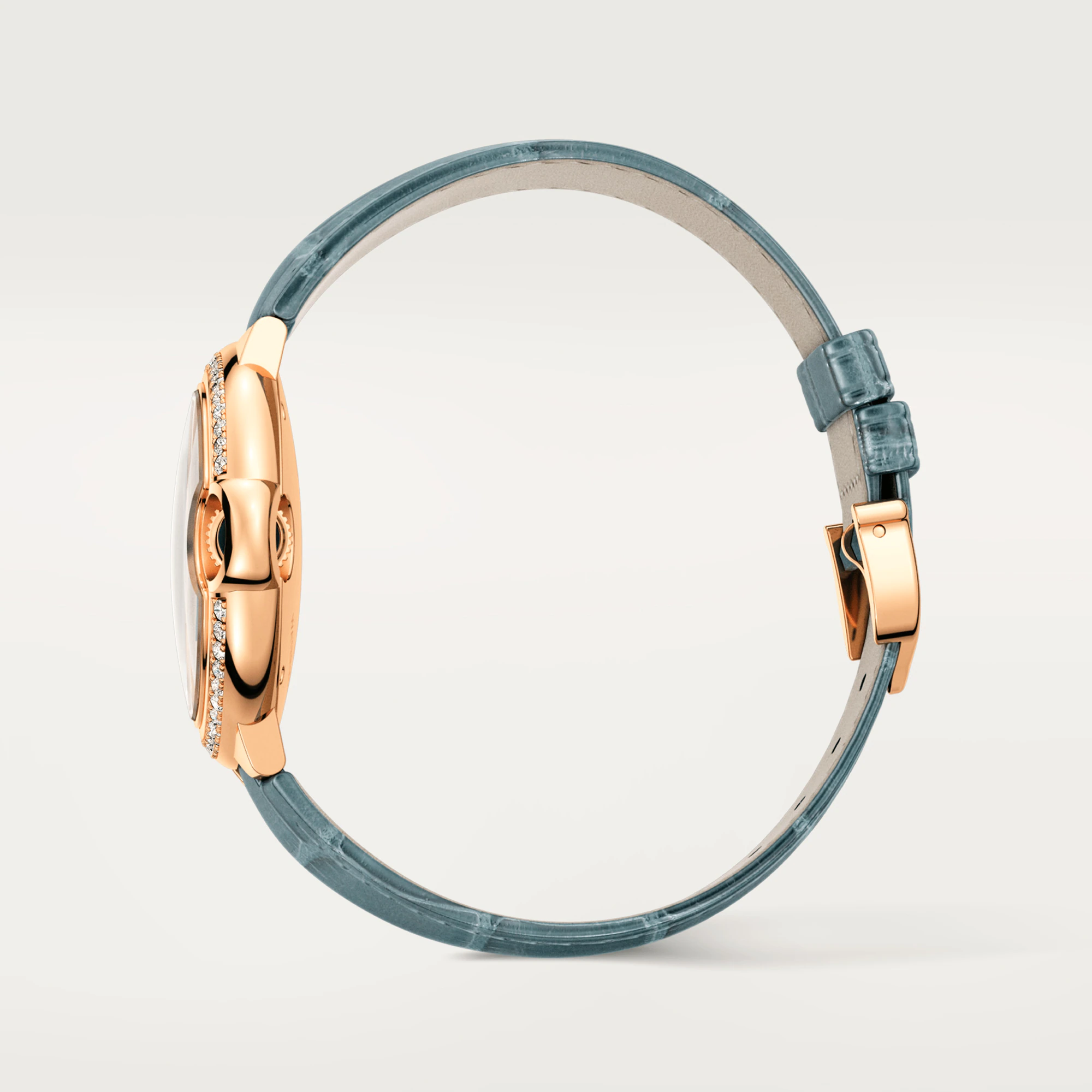 Cartier Ballon Bleu 33 mm Rose Gold & Diamonds Lady's Watch - Premium Luxury Product