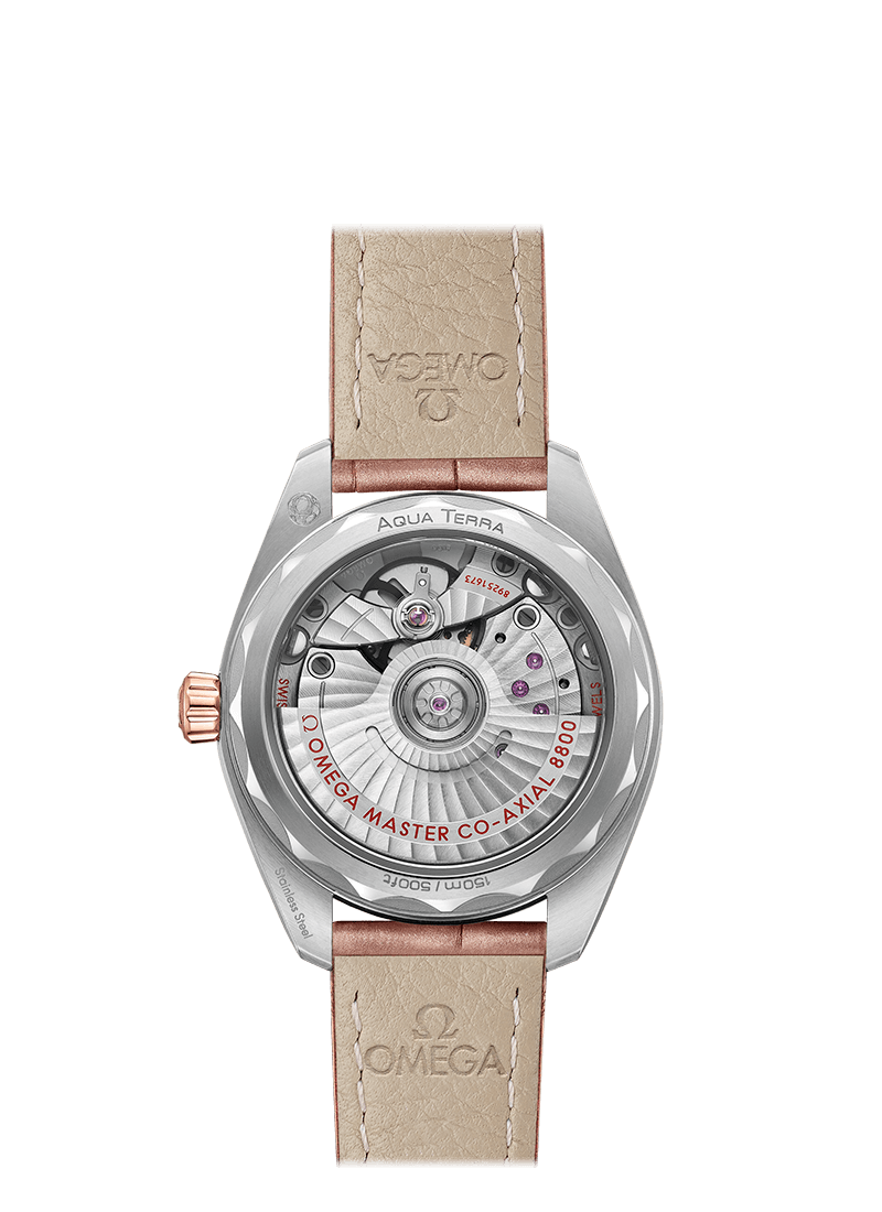 Omega Seamaster Aqua Terra Co-Axial Master Chronometer Stainless Steel & 18K Sedna™ Gold Lady's Watch - Premium Luxury Product