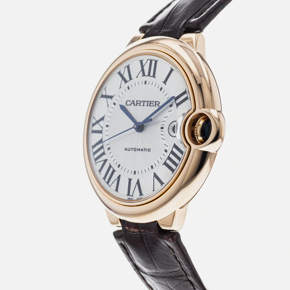 Cartier Ballon Bleu 42mm Rose Gold Men's Watch - Premium Luxury Product