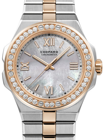 Chopard Alpine Eagle Stainless steel & Diamonds Ladies Watch - Premium Luxury Product