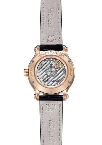 Chopard Happy Sport Ethical Rose Gold & Diamonds Ladies Watch - Premium Luxury Product