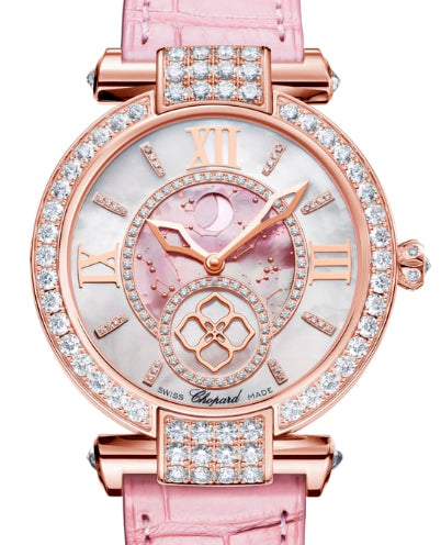 Chopard Imperiale Moonphase Ethical 18K Rose Gold & Diamonds Ladies Watch - Premium Luxury Product