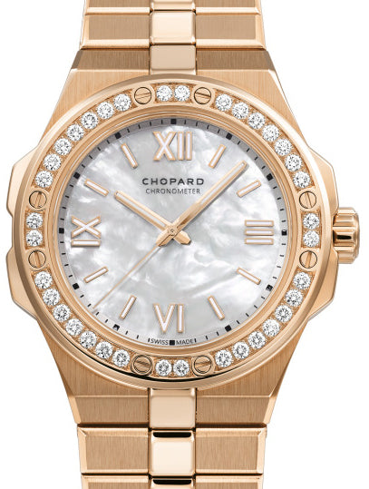 Chopard Alpine Eagle Small Rose gold & Diamonds Ladies Watch - Premium Luxury Product