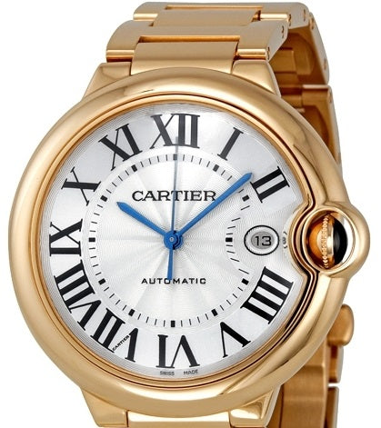 Cartier Ballon Bleu 40 mm Rose Gold & Diamonds Men's Watch - Premium Luxury Product