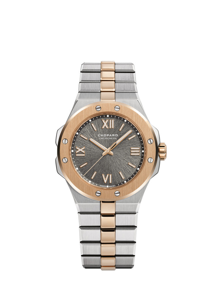 Chopard Alpine Eagle Small Stainless steel & Diamonds Ladies Watch - Premium Luxury Product