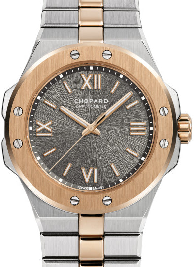 Chopard Alpine Eagle Small Stainless steel & Diamonds Ladies Watch - Premium Luxury Product