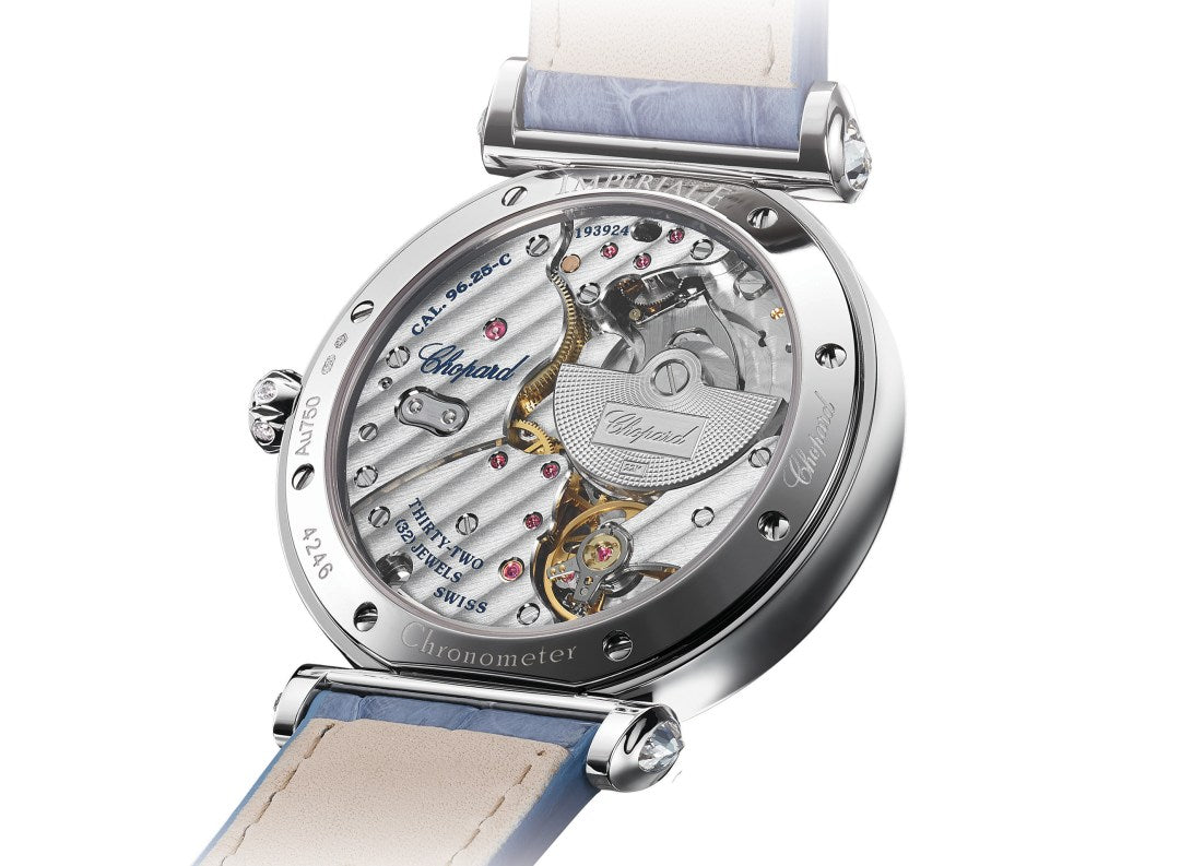 Chopard Imperiale Moonphase Ethical 18K White Gold & Diamonds Ladies Watch - Premium Luxury Product
