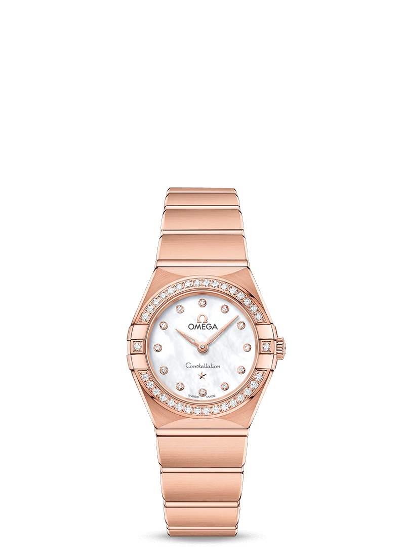 Omega Constellation Quartz 18K Sedna™ Gold & Diamonds Lady’s Watch - Premium Luxury Product