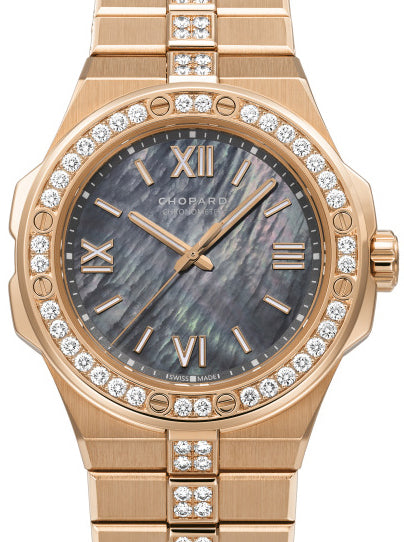 Chopard Alpine Eagle Small Rose gold & Diamonds Ladies Watch - Premium Luxury Product