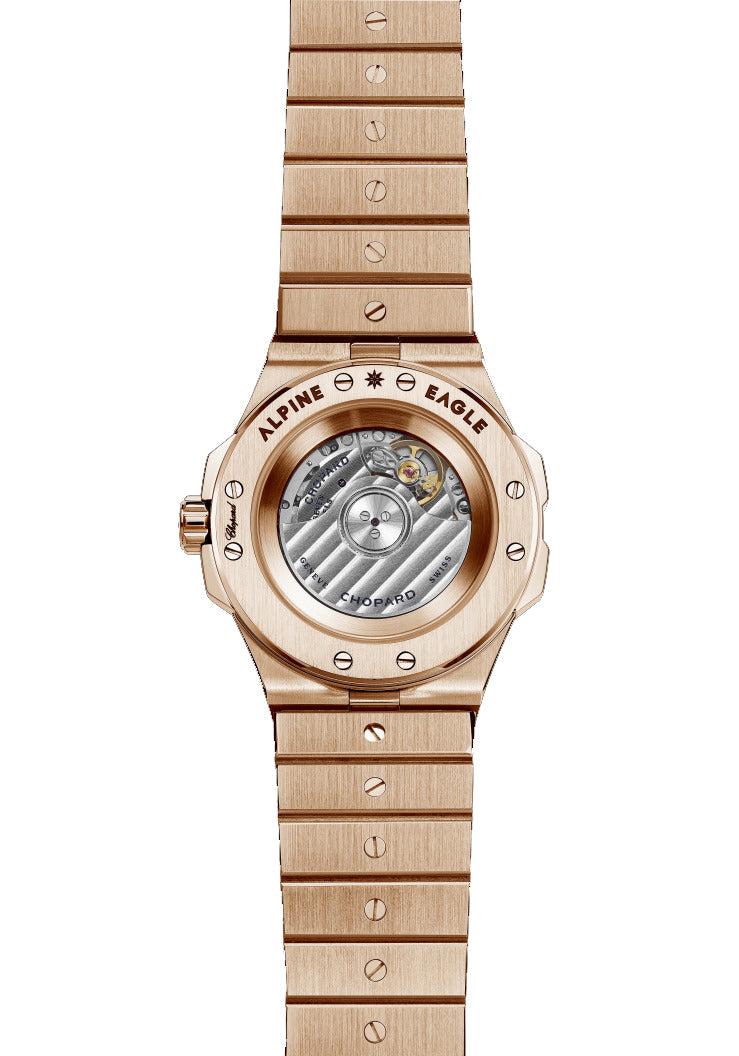 Chopard Alpine Eagle Small Rose gold & Diamonds Ladies Watch - Premium Luxury Product