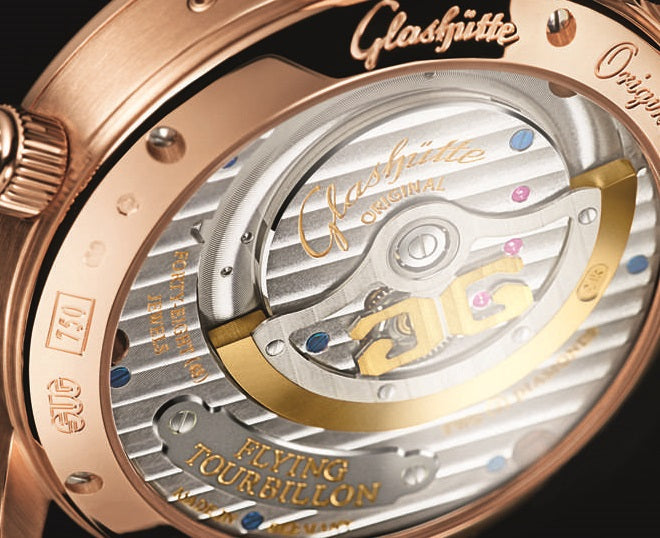 Glashutte Original Pano Lunar Tourbillon Red Gold Men's Watch - Premium Luxury Product