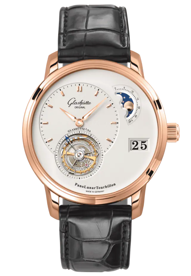 Glashutte Original Pano Lunar Tourbillon Red Gold Men's Watch - Premium Luxury Product