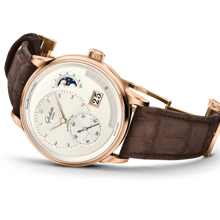 Glashutte Original Pano Matic Calendar Red Gold Men's Watch - Premium Luxury Product