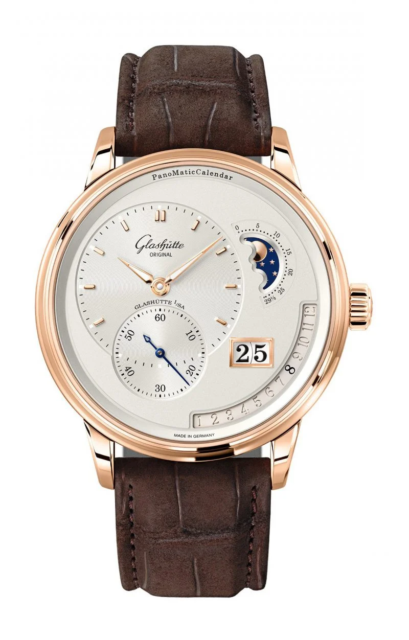 Glashutte Original Pano Matic Calendar Red Gold Men's Watch - Premium Luxury Product