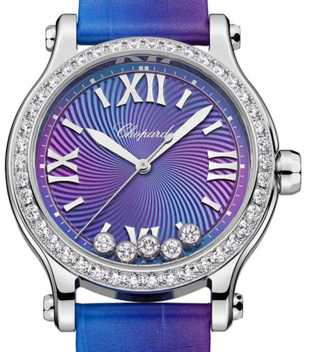 Chopard Happy Sport Stainless steel & Diamonds Lady's Watch - Premium Luxury Product