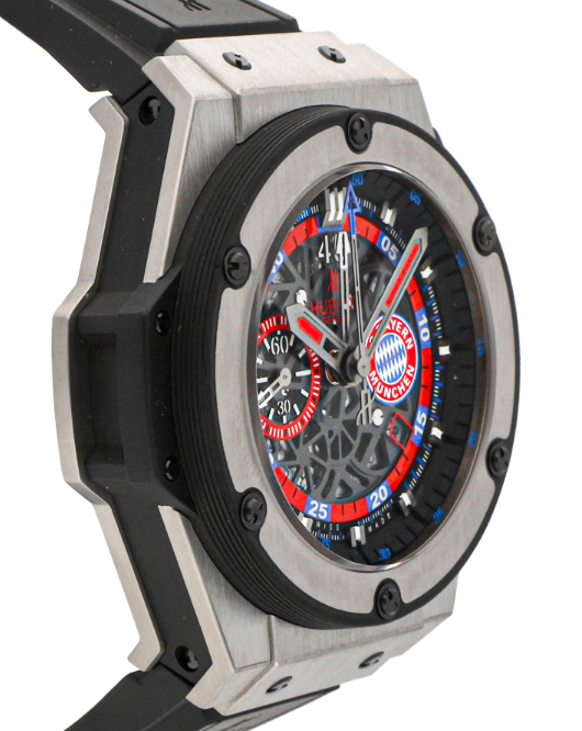 Hublot Big Bang King Power Bayern Munich Limited Edition Titanium Mens Watch - Premium Luxury Product