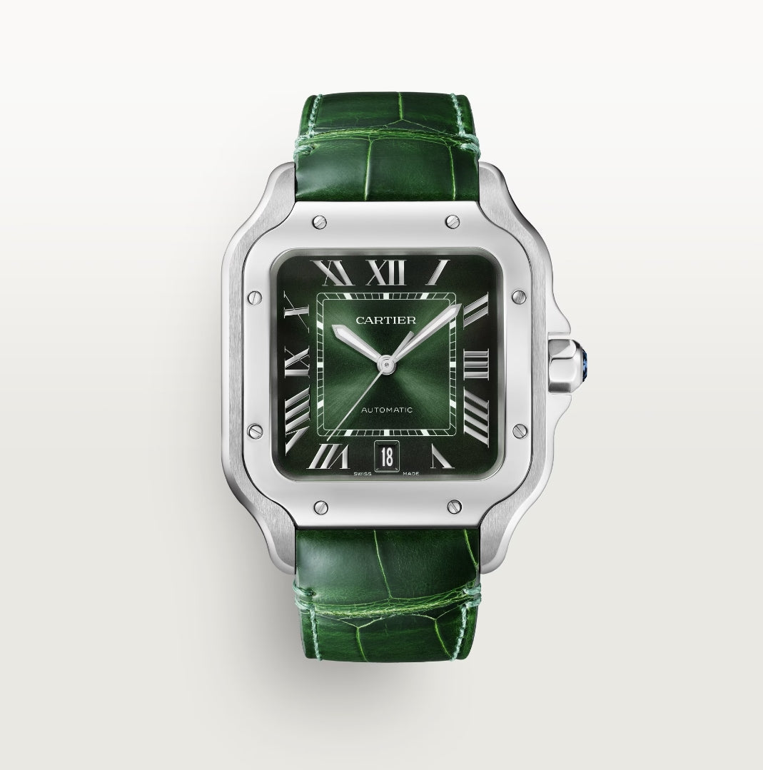 Cartier Santos De Cartier Stainless steel Men's Watch - Premium Luxury Product