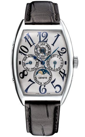 Franck Muller Master of Complications Perpetual Calendar 18K White Gold Mens Watch - Premium Luxury Product
