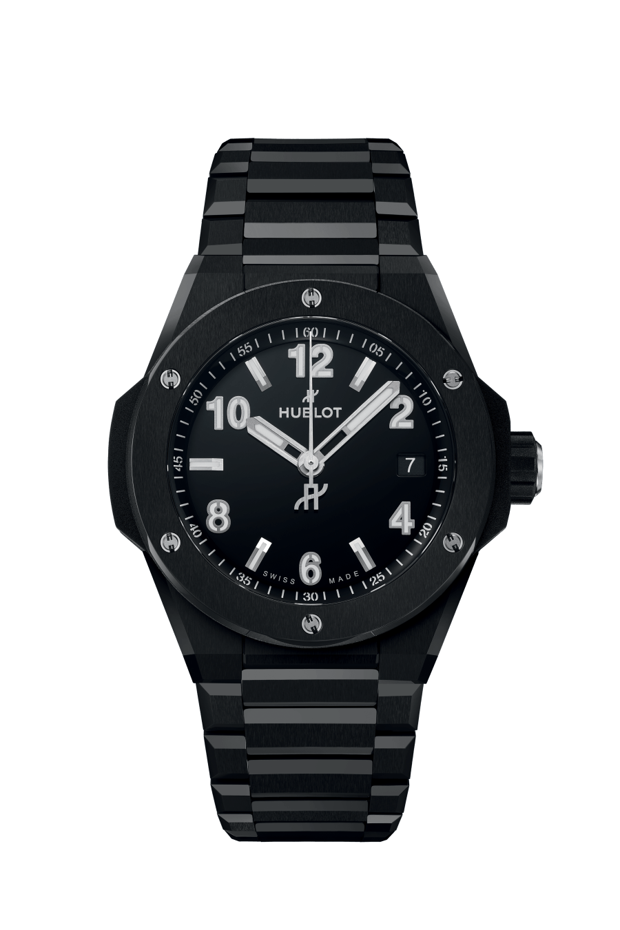 Hublot Big Bang Integrated Time Only Black Magic Ceramic Men's Watch - Premium Luxury Product