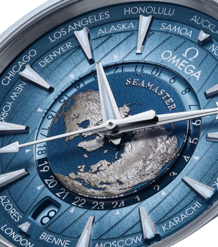 Omega Seamaster Aqua Terra GMT Chronometer Stainless steel Men's Watch - Premium Luxury Product