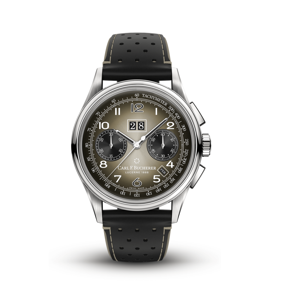 Carl F. Bucherer Haritage Chronograph Stainless steel Limited Edition Men's Watch - Premium Luxury Product