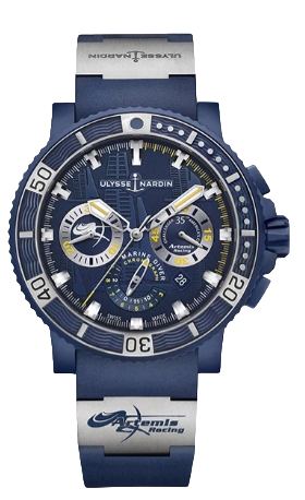 Ulysse Nardin Maxi Marine Diver Chronograph Artemis Stainless steel & Rubber Men's Watch