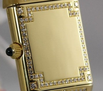 Jaeger-LeCoultre Reverso Joaillerie Lady 18K Yellow Gold & Diamonds Lady's Watch - Premium Luxury Product